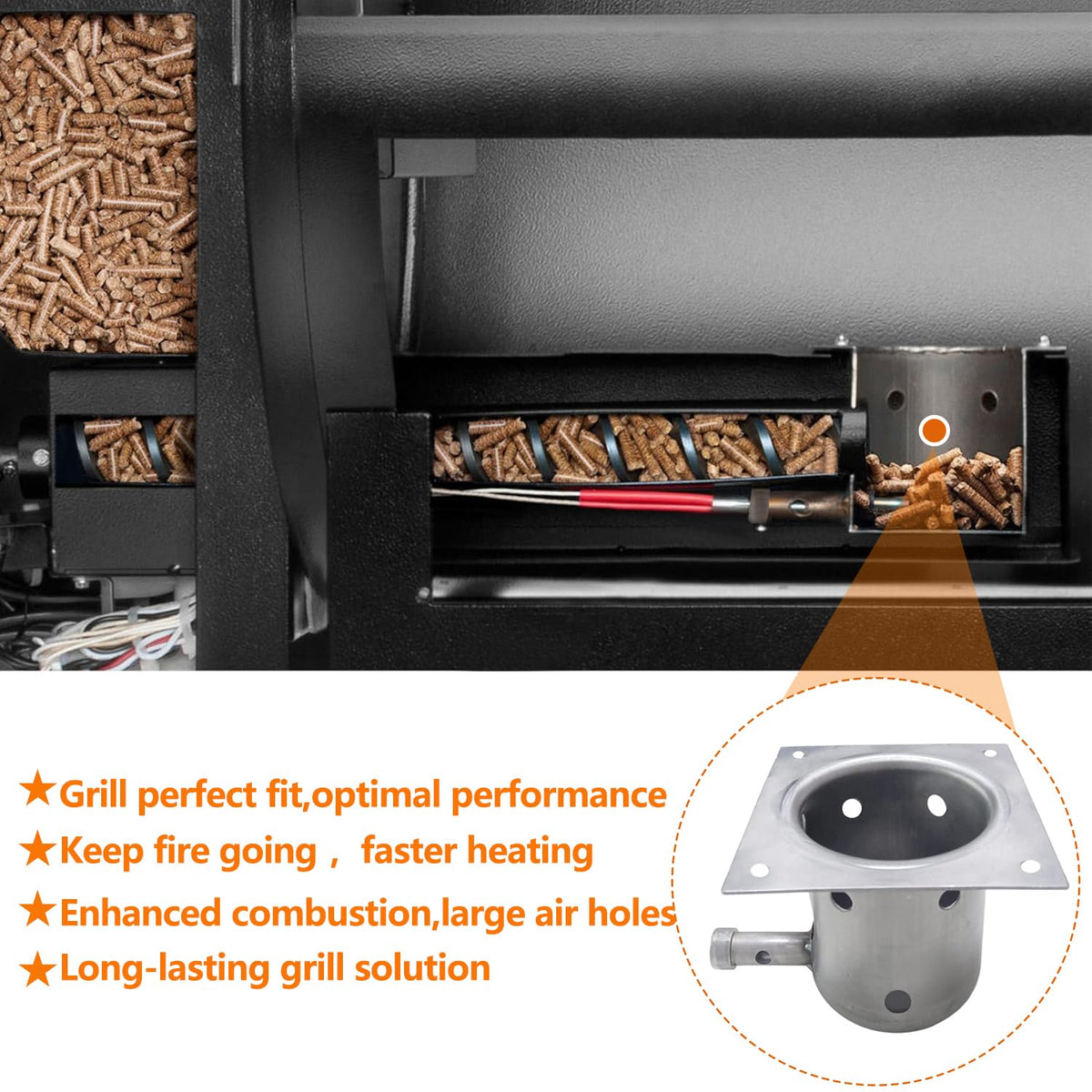 FCCUM burn pot installation is easy with basic tools and minimal downtime