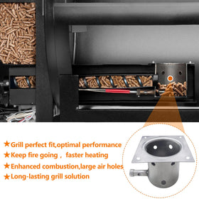 FCCUM burn pot installation is easy with basic tools and minimal downtime