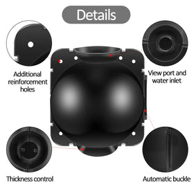 FCENDS PP-plastic rooting ball highlights durable material for repeated use.