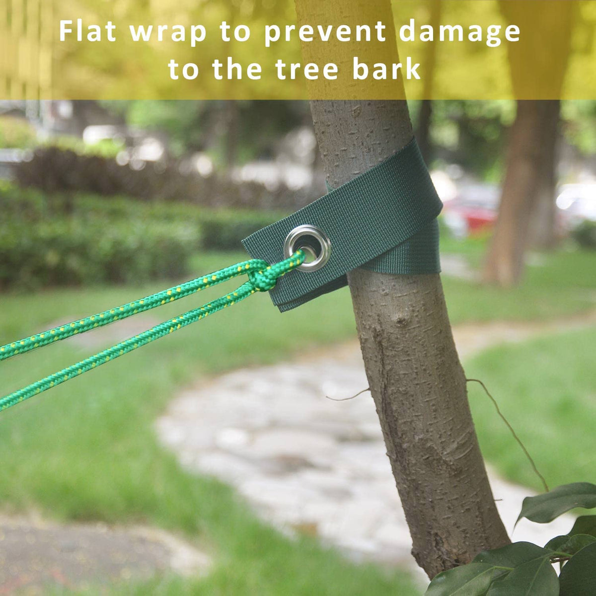 FCENDS metal stakes providing solid support against wind and rain