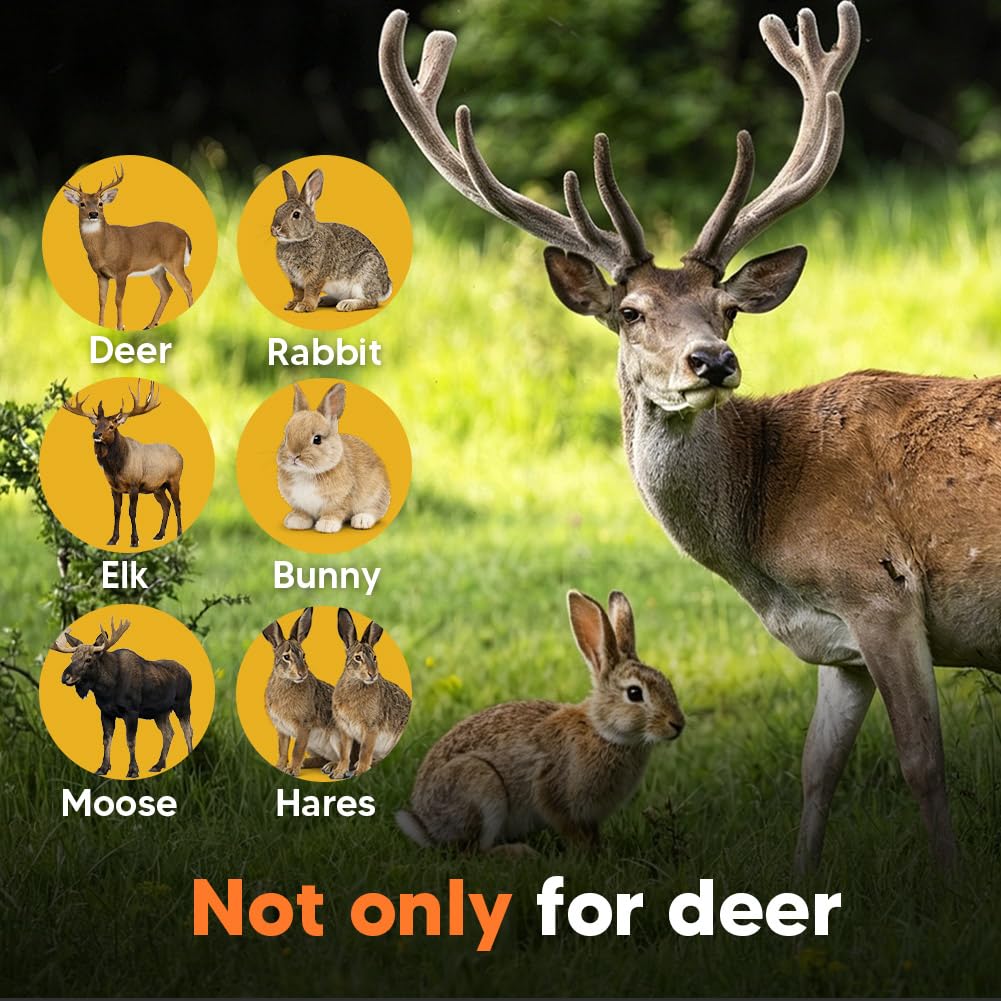 fcesiweg deer repellent applied to garden beds helps keep rabbits away