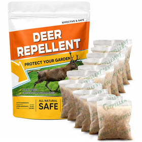fcesiweg deer repellent granules protect plants from deer browsing.