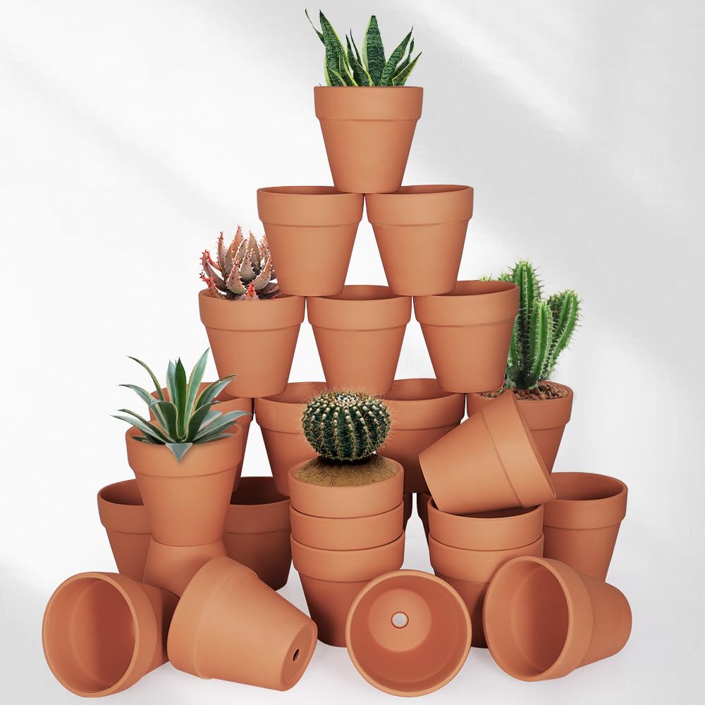 FCFKUK terracotta pot suitable for indoor and outdoor plant displays
