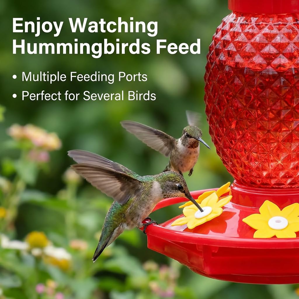 Fchstaer ant-bee-deterrent design reduces insect intrusion during feeding.