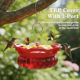 Fchstaer convenient hanging hook and wire for flexible placement.
