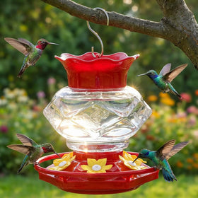 Fchstaer Outdoor Garden Decor Gift Feeder doubles as a charming gift.