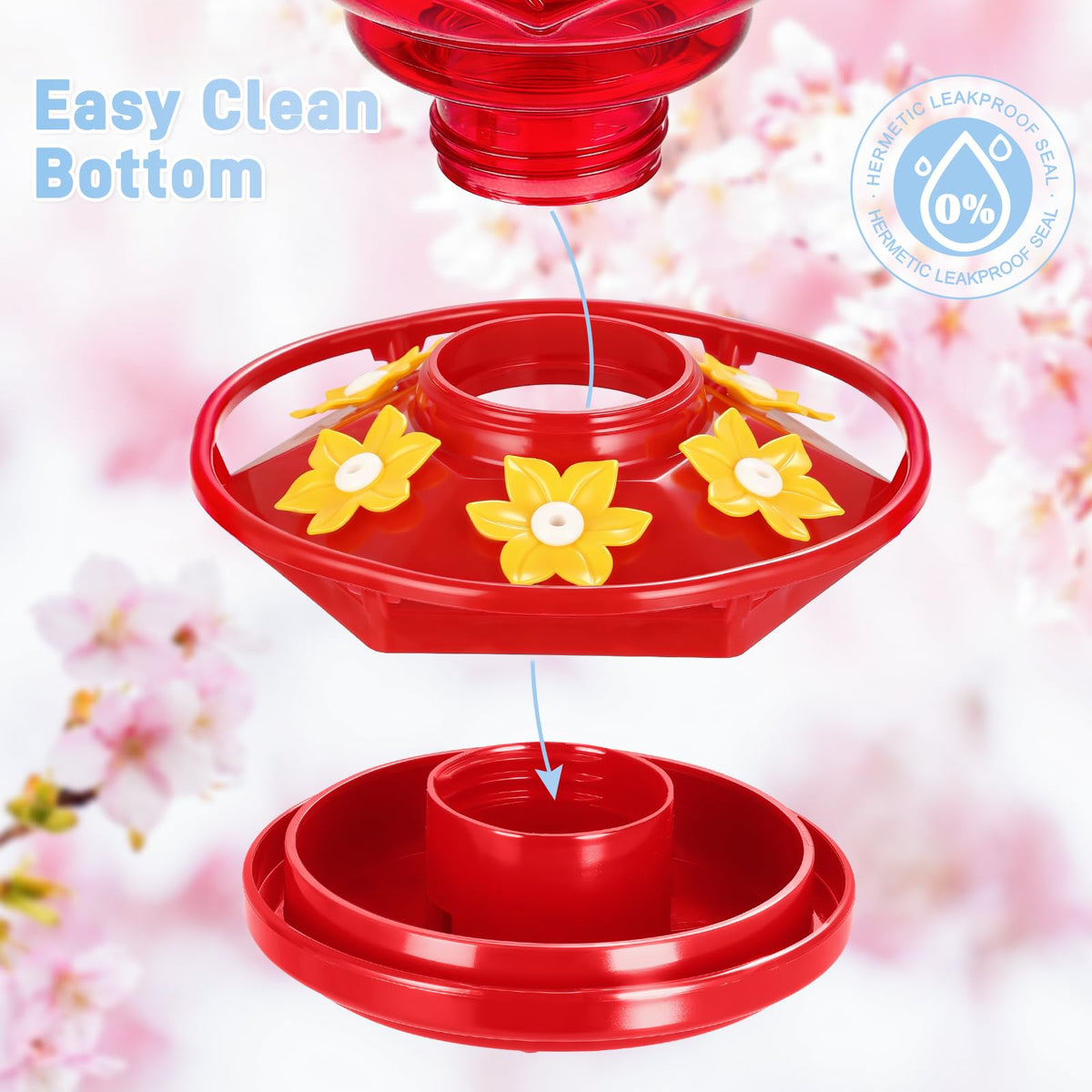 Fchstaer red garden decor adds vibrant color to outdoor space