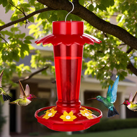 Wide-mouth refill design simplifies cleaning and topping up nectar