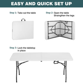 FDW folding design with side lock and handle enables effortless portability.