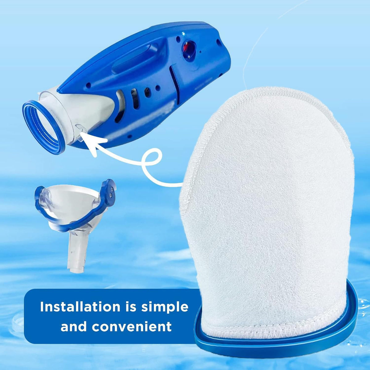 Fealixgener X-treme bag for iVAC C2 creates a reliable water-tight seal.