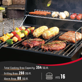 Feasto ash pan simplifies cleaning after smoky barbecues.