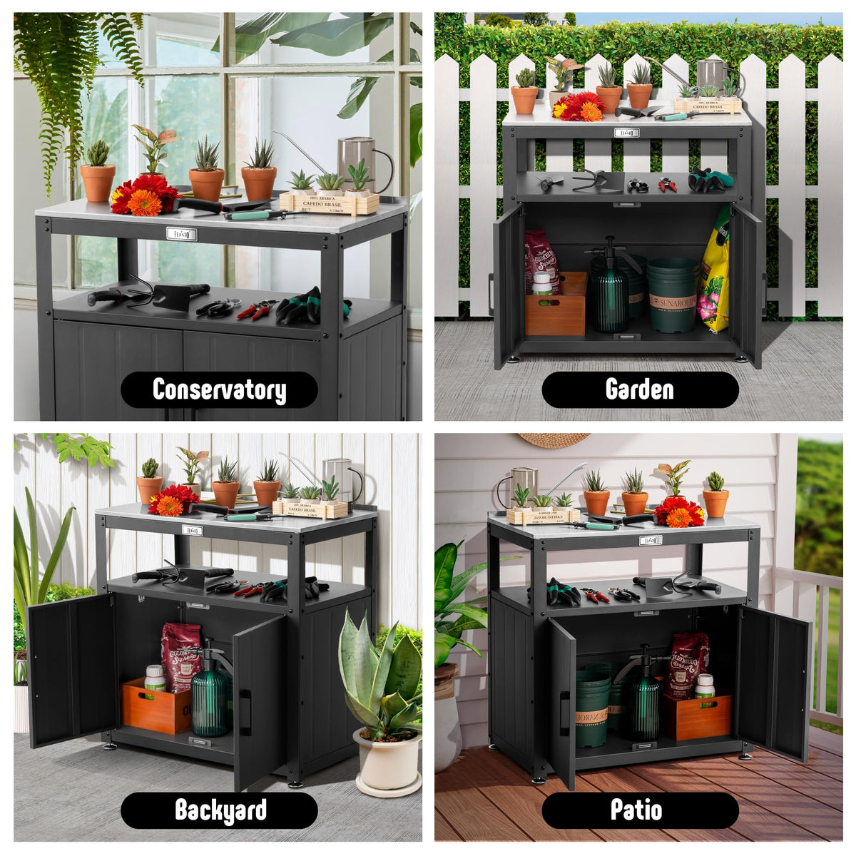 Feasto easy-assembly includes all tools for quick setup