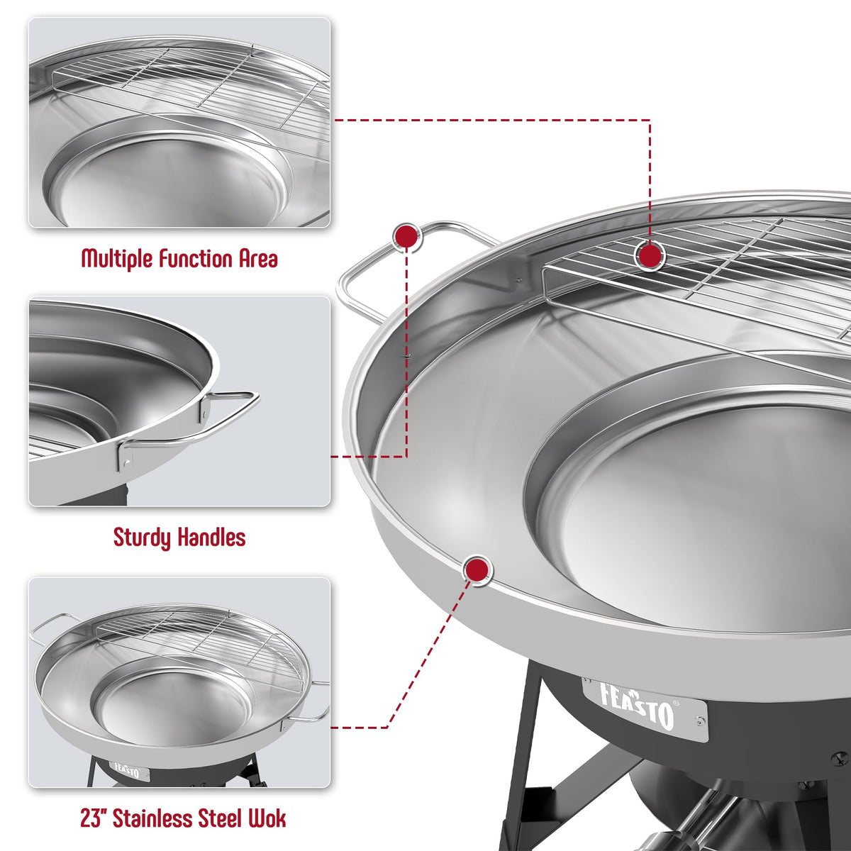 Feasto multi-use pan for carnitas and tortillas.