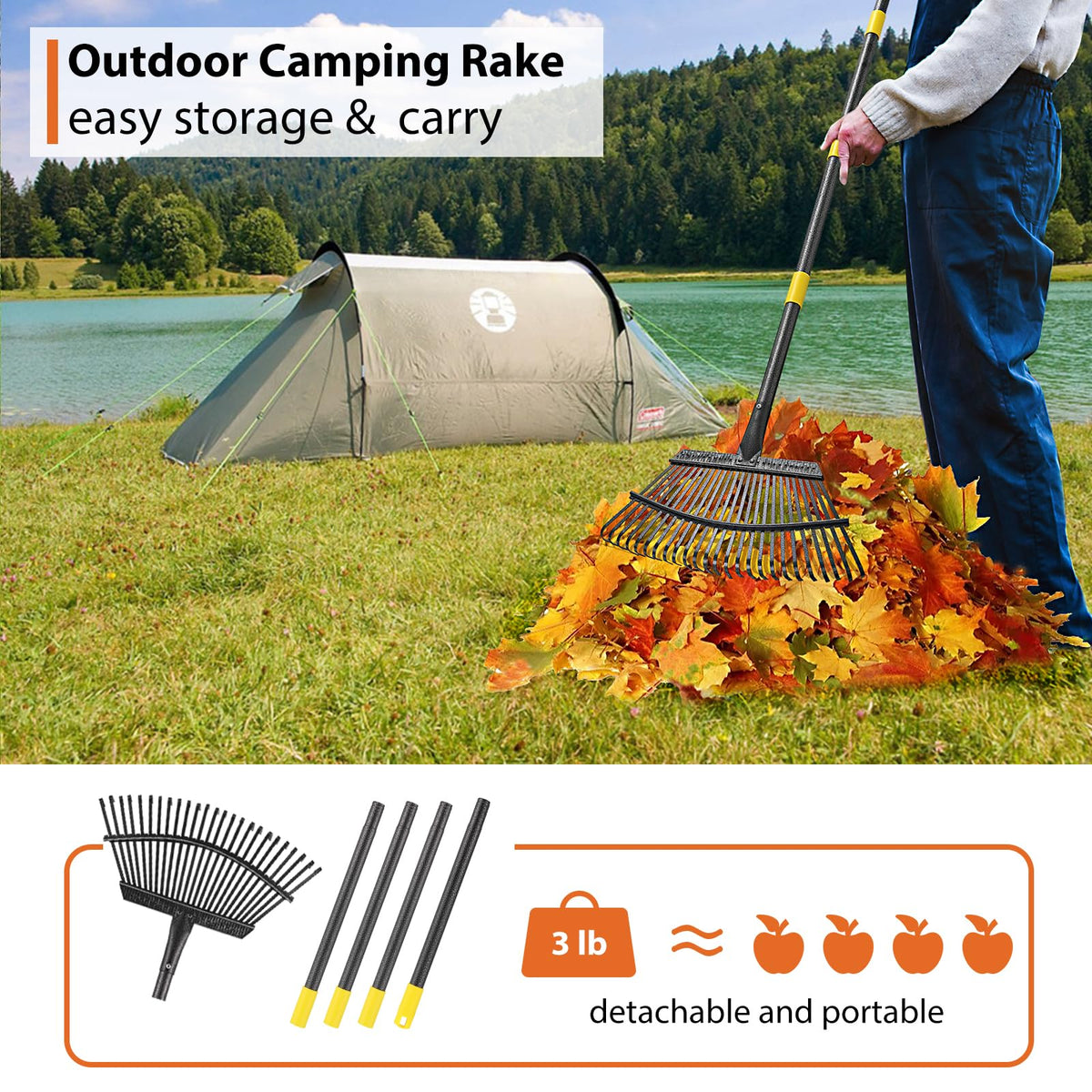 Feblomst extendable handle reaches 65 inches for tall users and varied tasks.