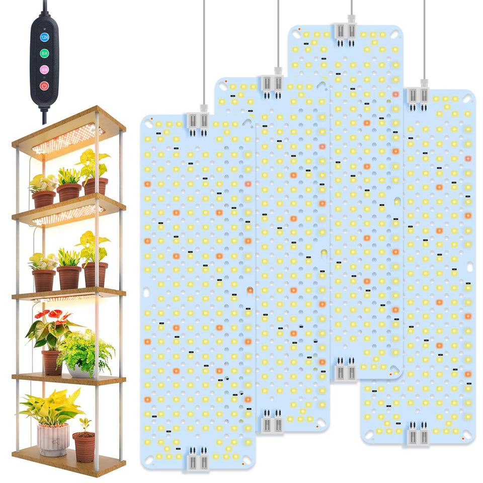FECiDA 2026 LED panel grow light front view for vibrant indoor plant growth