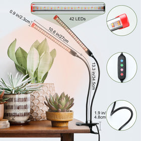 FECiDA grow light with full spectrum brightness for plants and eyes.