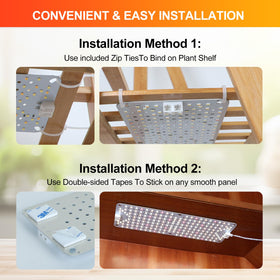 4-pack setup illuminating multiple shelves evenly with FECiDA lights