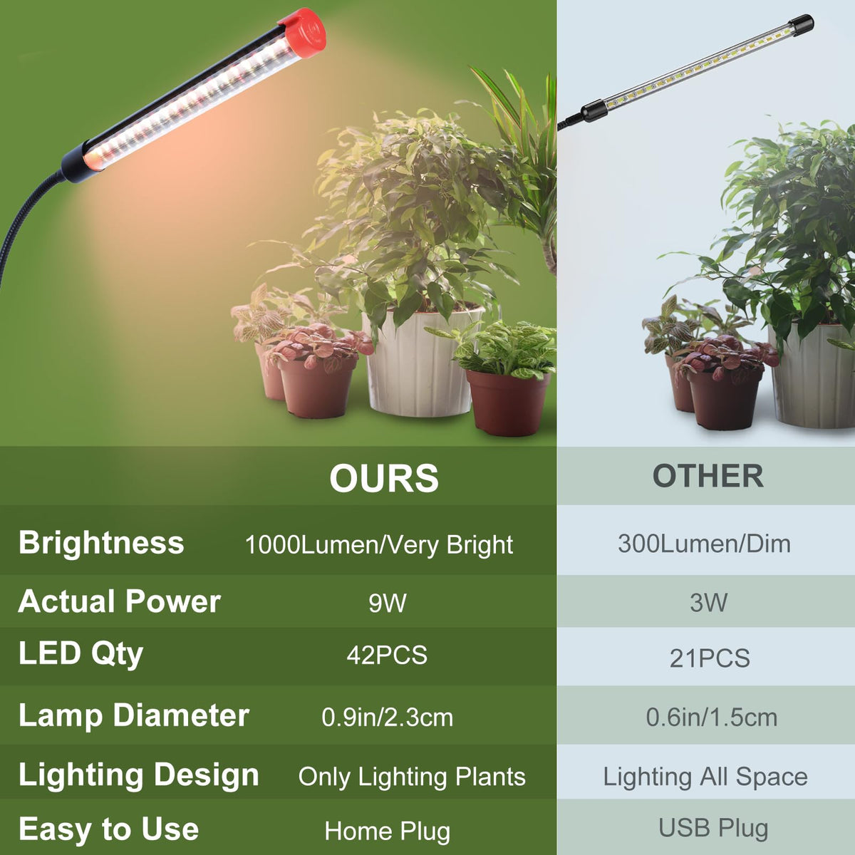 FECiDA full-spectrum LED mimics sunlight for healthier greens.