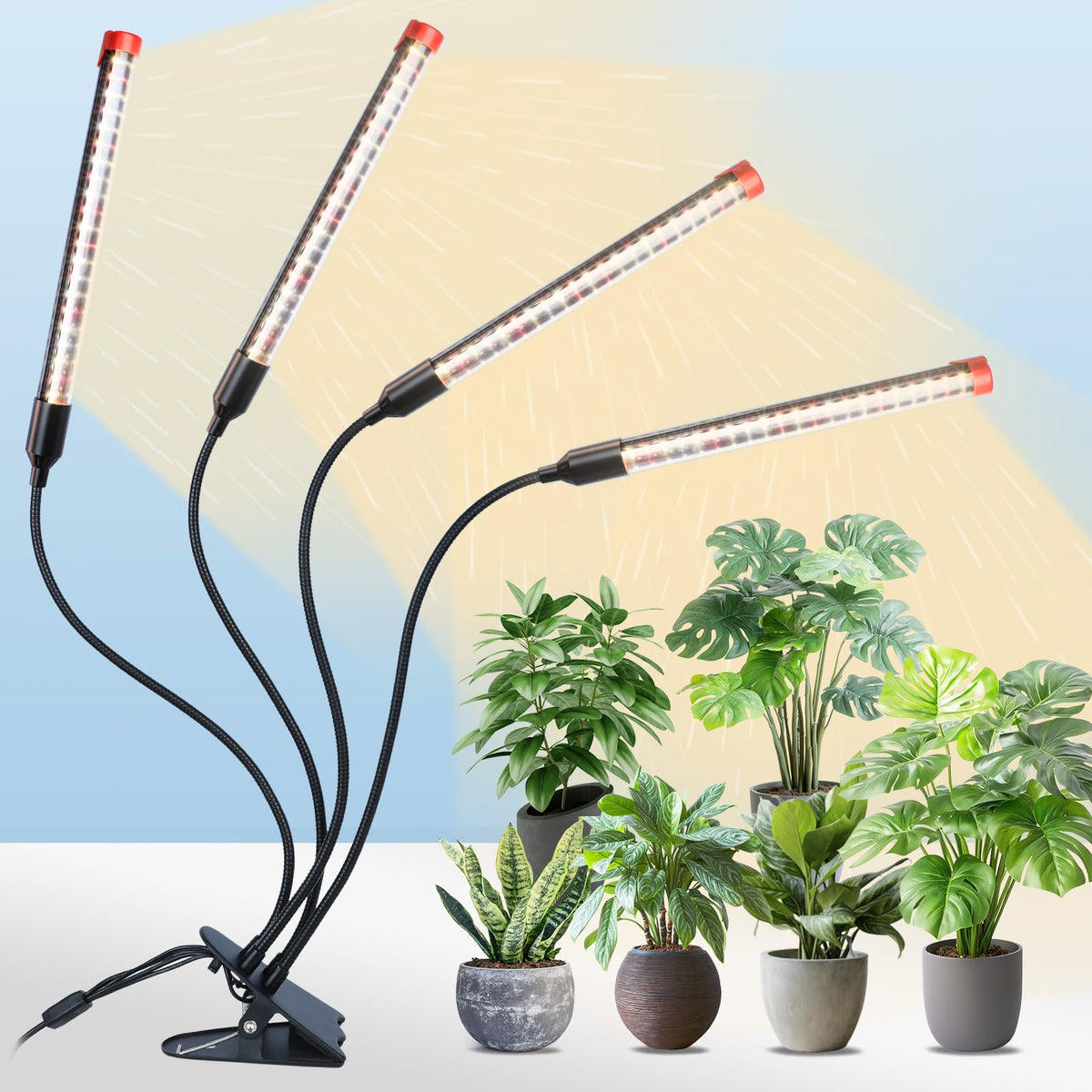 FECiDA Gamechanger 36W grow light clipped onto a panel for easy placement.