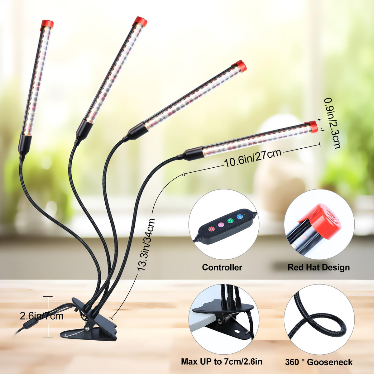FECiDA plant light ideal for indoor houseplants and herbs.