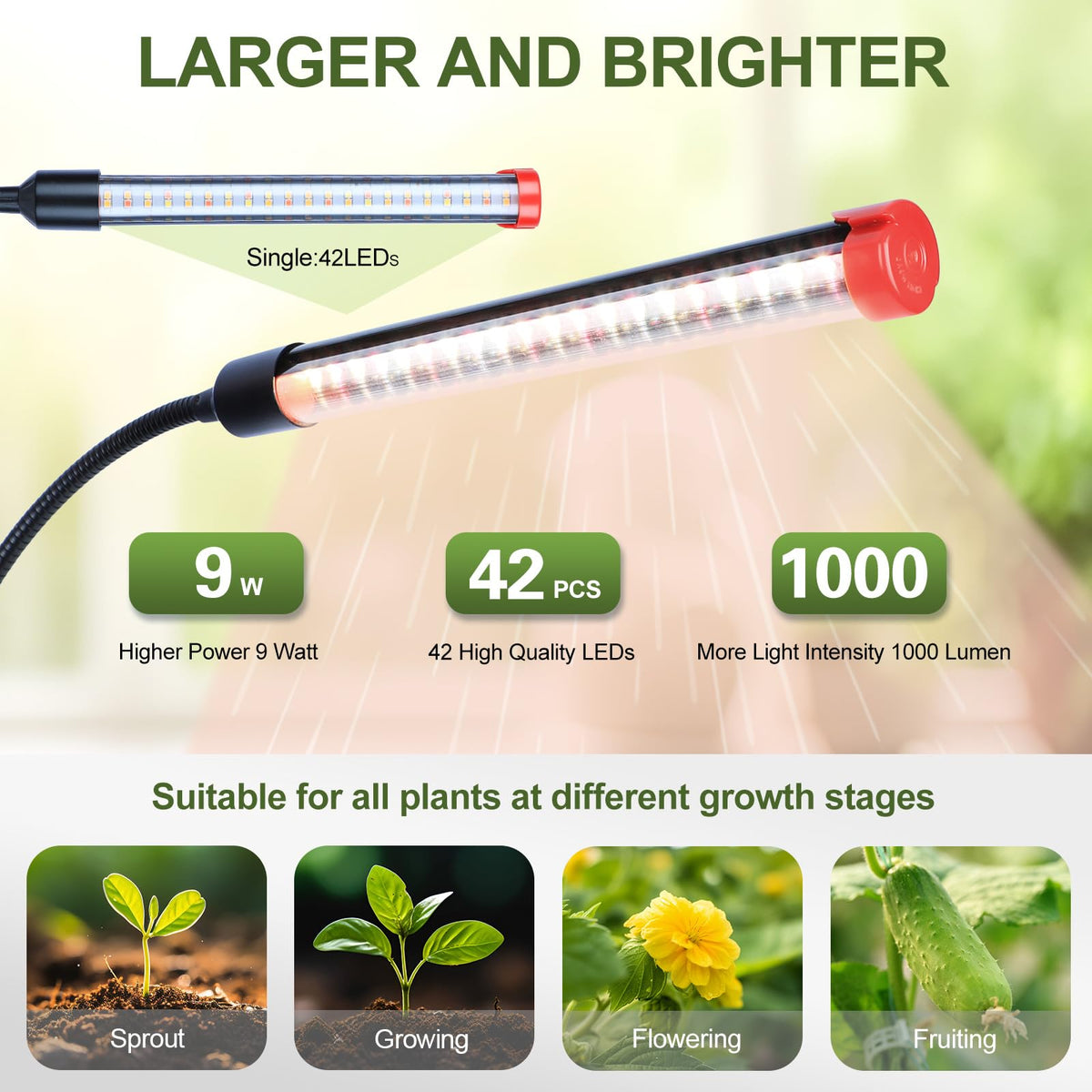 FECiDA timer feature enables automatic on/off with 4/8/12 hours.