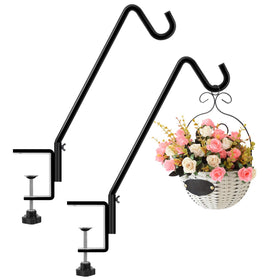 FEED GARDEN 2-pack deck hook on rail provides sturdy hanging solution for outdoor spaces.