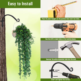 FEED GARDEN 2-pack shown with two identical black brackets