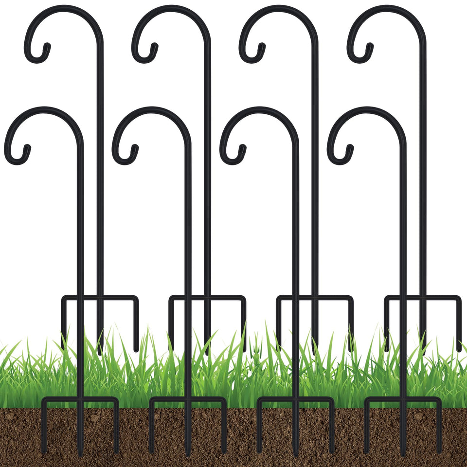 FEED GARDEN 32-inch adjustable shepherd hook for outdoor lanterns and lights