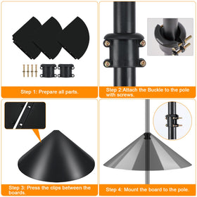 FEED GARDEN adjustable height ensures yard-friendly feeder placement.