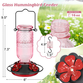 FEED GARDEN bee guard ports attract hummingbirds while deterring bees