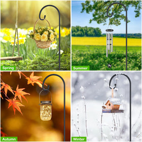 FEED GARDEN bird feeder hanging securely on a sturdy hook