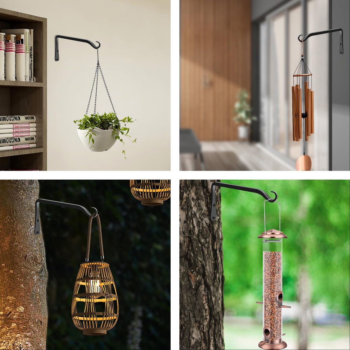 FEED GARDEN sleek-edge bracket design reduces snagging and scratches during use.