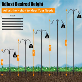 FEED GARDEN five-prong base enhances stability in windy weather