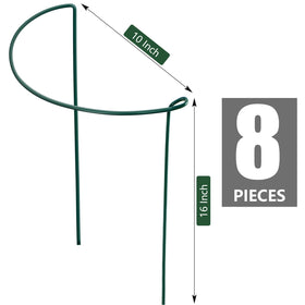 FEED GARDEN half-round peony cage enables easy installation.