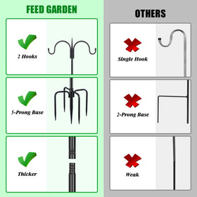 FEED GARDEN versatile hanger for baskets, lanterns, and wind chimes