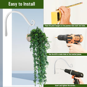FEED GARDEN bracket mounted outdoors on wall or fence post.