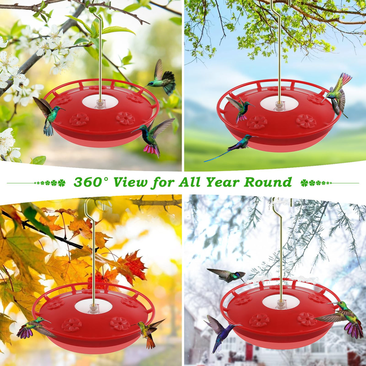 FEED GARDEN BPA-free plastic feeder for outdoors