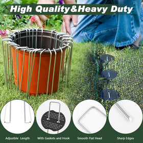 FEED GARDEN multi-use stakes suitable for edging and light installations.