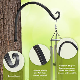 FEED GARDEN decorative wall hook blends sleek design with outdoor versatility.