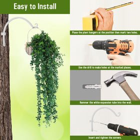 FEED GARDEN smooth edge design; prevents scratches on hanging items