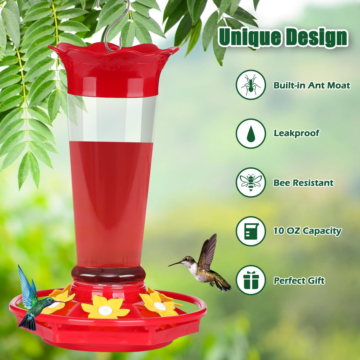 FEED GARDEN sturdy durable feeder withstands outdoor conditions.