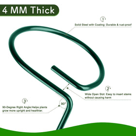 Top loop design secures stems with simple push-in setup.