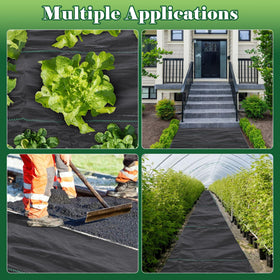 FEED GARDEN weed barrier for beds and borders, easy setup.