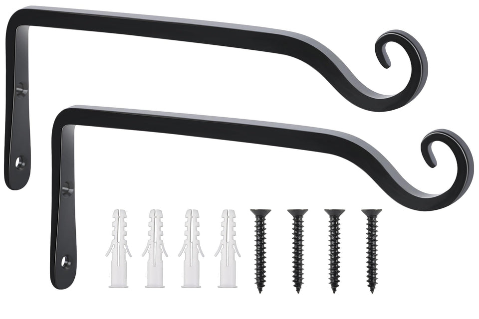 FEED GARDEN wall hooks 10-inch bracket mounted for versatile indoor use