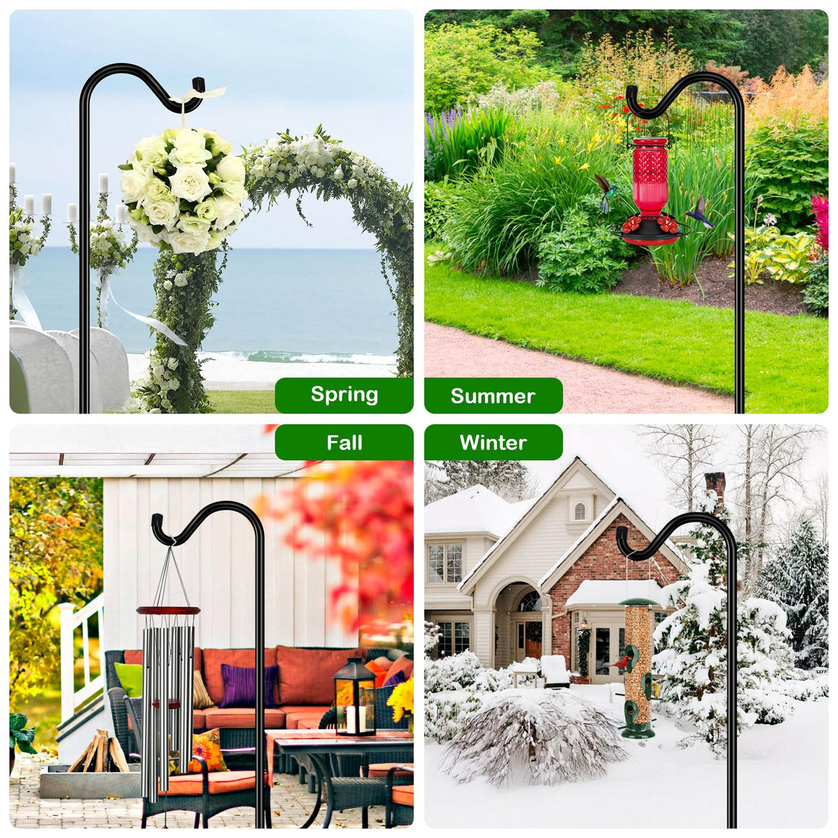FEED GARDEN heavy-duty hook supports up to 21 lb