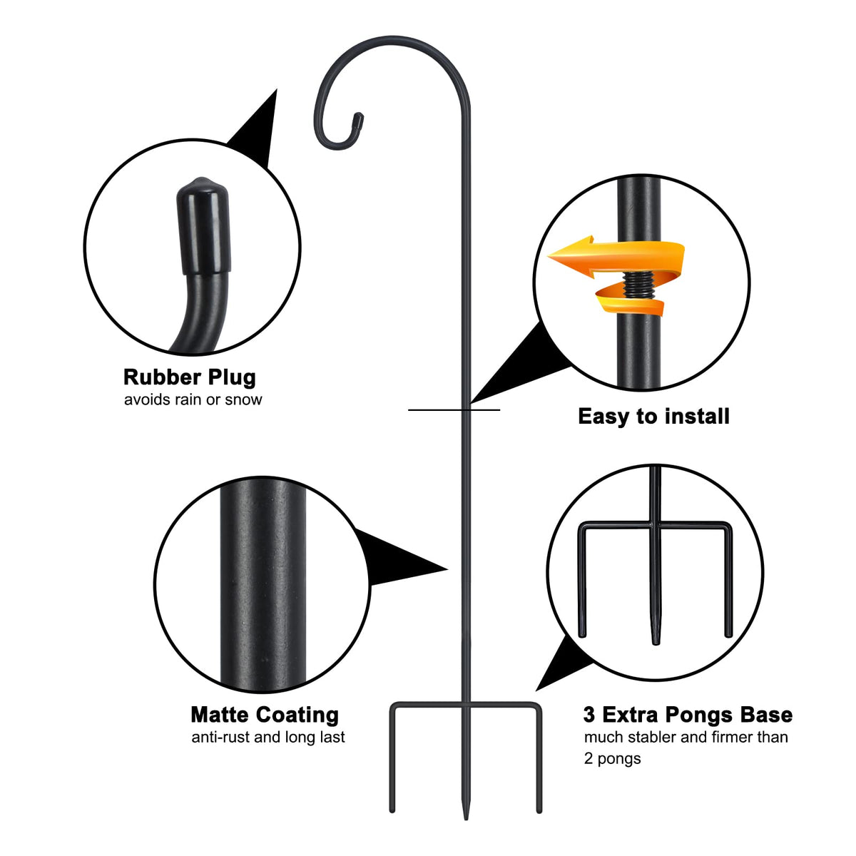 FEED GARDEN wedding decor on a classic hook for aisles
