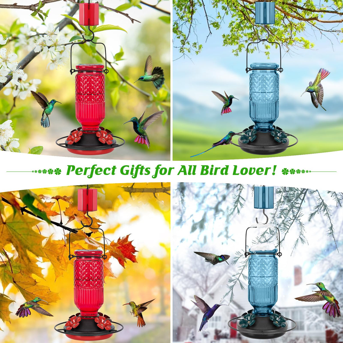 Wide-mouth glass bottle for simple cleaning and refilling.