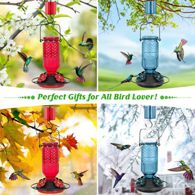 Wide-mouth glass bottle for simple cleaning and refilling.