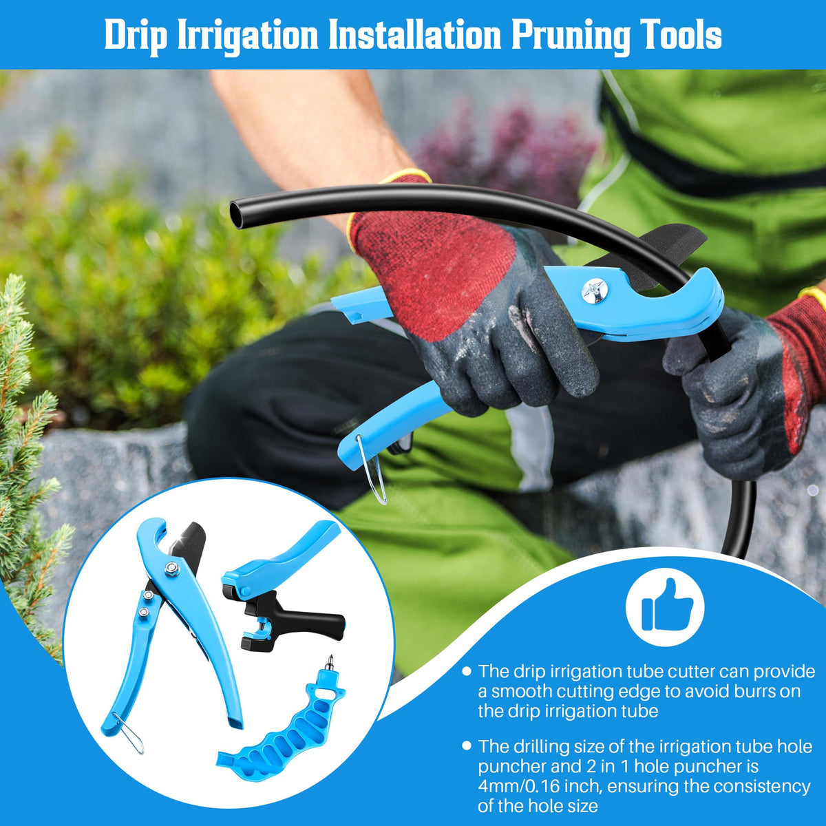 Feekoon barbed connectors kit for secure irrigation network
