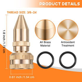 Feekoon brass gasket included prevents leaks during spraying
